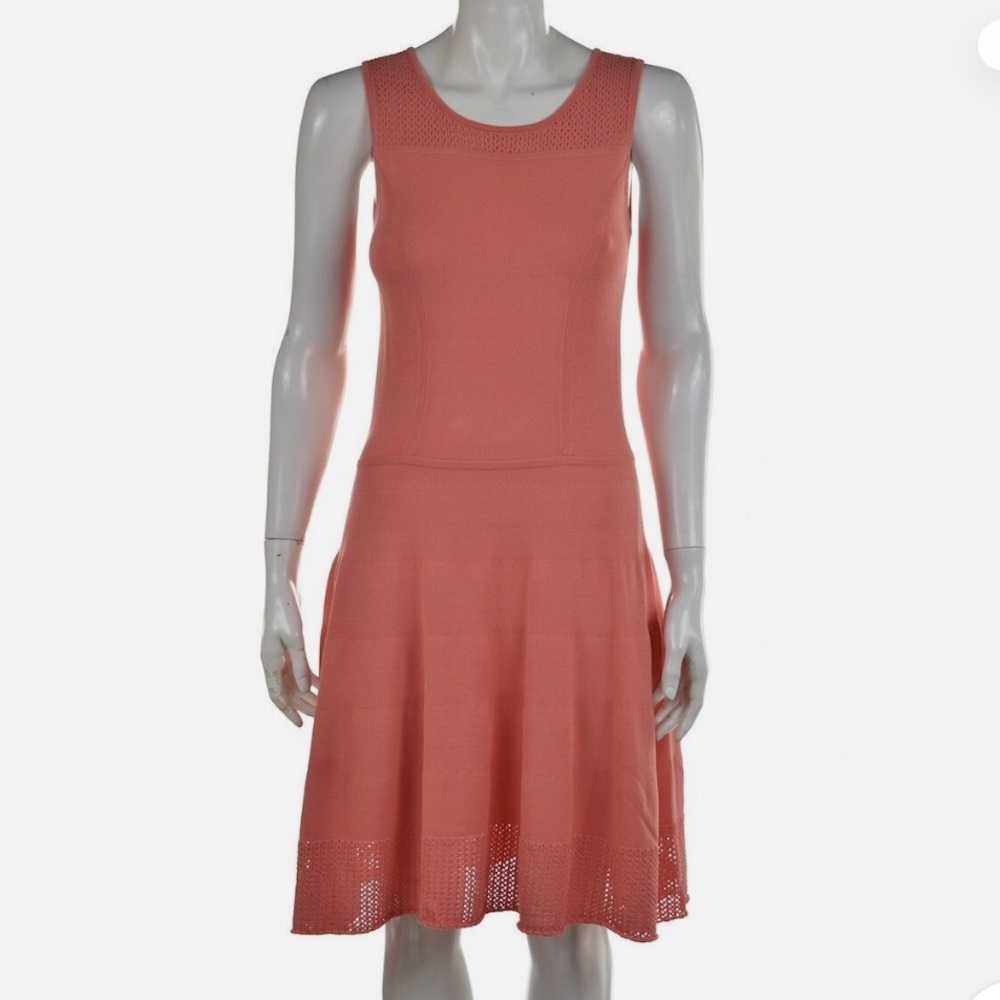 Cynthia Rowley Coral Midi Dress